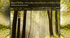 Desktop Screenshot of beyondhealingcounseling.com